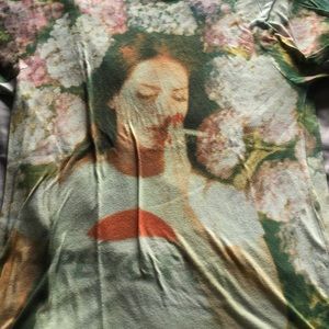 Floral Lana Del Rey t-shirt